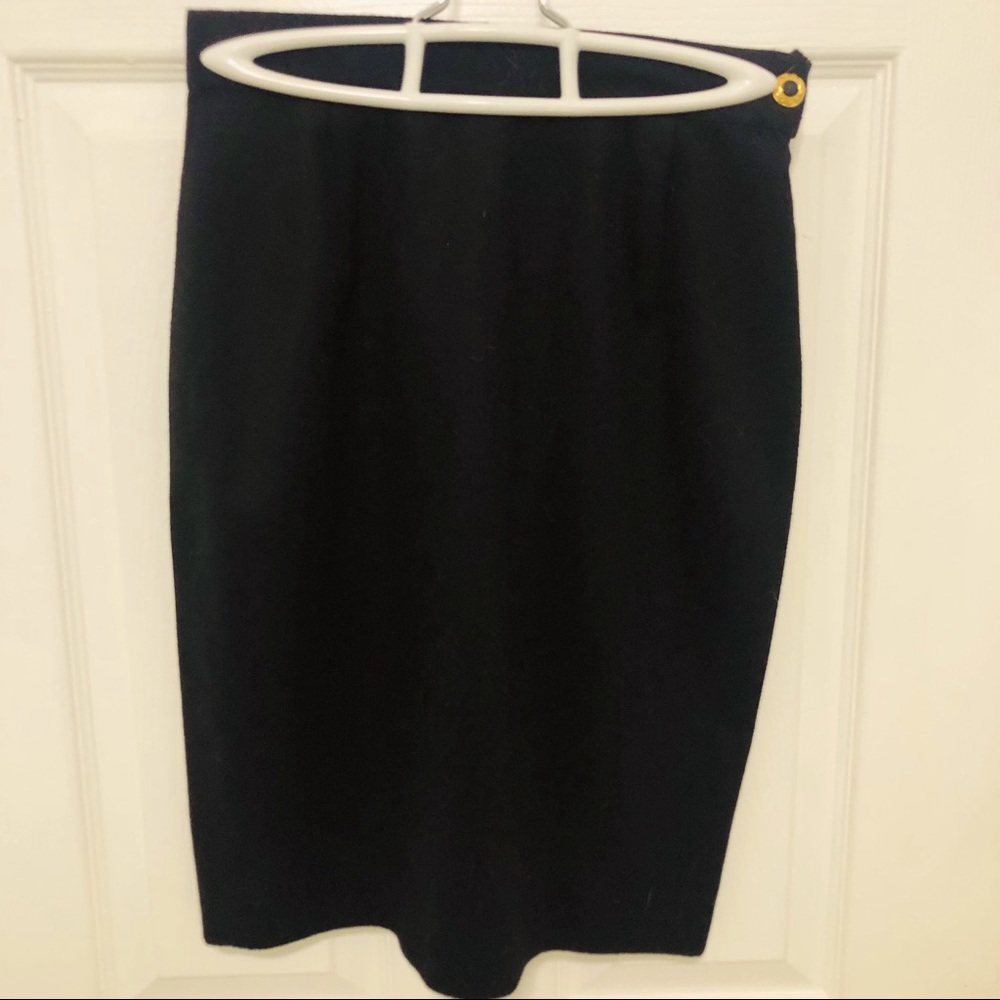 Versace Wool Skirt